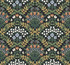 Rifle Paper Co. Bramble Black & Green Wallpaper Rifle Paper Co. Second Edition Covers about 60.8 square feet Unpasted 25.25-in repeat, straight match 27-in by 27-ft long roll - My Fabric Connection -