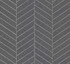 Ronald Redding Atelier Herringbone Dark Grey Wallpaper Traveler Covers about 72 square feet Unpasted No repeat, random match 36-in by 24-ft long roll - My Fabric Connection -
