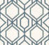 York Wallcoverings Sawgrass Trellis White & Blue Wallpaper Tropics Resource Library Covers about 60.8 square feet 27-in by 27-ft long roll Prepasted 25.25 - My Fabric Connection -