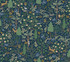 Rifle Paper Co. Woodland Navy Peel & Stick Wallpaper P&S Rifle Paper 3 Covers about 45 square feet 27-in by 20-ft long roll Peel & Stick 24 - My Fabric Connection -