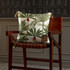 MADAGASCAR Cushion (LC40071) by Mind The Gap Designer Pillows | LC40071 | THE TROPICAL COTTAGE | 20 x 20 in | Brown, Green | Fabric Carolina | https://www.fabriccarolina.com/
