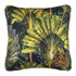 TRAVELLER'S PALM Cushion (LC40073) by Mind The Gap Designer Pillows | LC40073 | THE TROPICAL COTTAGE | 20 x 20 in | Black, Green | Fabric Carolina | https://www.fabriccarolina.com/
