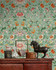 CHINESE FLORAL Premium Wallpaper (WP20053) by Mind The Gap Designer Wallpaper | WP20053 | WALLPAPER DESIGNER COLLECTION | 3 rolls x 20.5 x 118.1 in | 0.52m / 20.5in | 3m / 118in | 4.65mp | 60cm / 23.6in | Green, Mint, Orange | Non-woven | Paste the wall | 3-rolls in a box | Fabric Carolina | https://www.fabriccarolina.com/