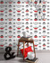 Mind the Gap Wallpaper Moustache And Lips Premium Wallpaper WALLPAPER DESIGNER COLLECTION Non-woven Made in Europe Paste the wall 3 rolls x 20.5 x 3.25 yards - My Fabric Connection -
