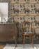 Mind the Gap Wallpaper The Procession Taupe Wallpaper PREMIUM DESIGNER WALLPAPER COLLECTION Non-woven Made in Europe Paste the wall 3 rolls x 20.5 x 3.25 yards - My Fabric Connection -