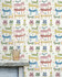 STACKED ANIMALS (WP20277) by Mind The Gap Designer Wallpaper | WP20277 | THE SUGARBOO COLLECTION | 3 rolls x 20.5 x 118.1 in | 0.52m / 20.5in | 3m / 118in | 4.65mp | 52cm / 20.5in | Blue, Green, Red, White | Non-woven | Paste the wall | 3-rolls in a box | Fabric Carolina | https://www.fabriccarolina.com/