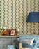 VINTAGE IKAT Wallpaper (WP30103) by Mind The Gap Designer Wallpaper | WP30103 | WOODSTOCK '69 LIFESTYLE COLLECTION | 1 roll x 20.5 x 393.7 in | 0.52m / 20.5in | 10m / 393.7in | 5.20mp | 52cm / 20.5in | Indigo | Satin Matte | Paste the wall | 1-roll in a box | Fabric Carolina | https://www.fabriccarolina.com/
