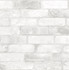 A-Street Prints White Reclaimed Bricks Wallpaper Reclaimed Covers about 56.4 square feet 20.5-in by 33-ft long roll Unpasted 20.9 - My Fabric Connection -