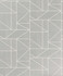 Advantage Ina Silver Geometric Wallpaper Kitchen Covers about 56.4 square feet 20.5-in by 33-ft long roll Unpasted 12.6 - My Fabric Connection -