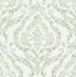 A-Street Prints Featherton Light Green Floral Damask Wallpaper Perennial Covers about 56.4 square feet 20.5-in by 33-ft long roll Unpasted 20.9 - My Fabric Connection -