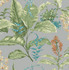 Kenneth James Maui Grey Grey Botanical Wallpaper Palm Springs Covers about 56.4 square feet 20.5-in by 33-ft long roll Unpasted 21 - My Fabric Connection -