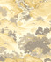 Crown Ordos Yellow Eastern Toile Wallpaper CWV Covers about 56.4 square feet 20.5-in by 33-ft long roll Unpasted 25.2 - My Fabric Connection -