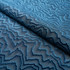 Schumacher Fabric Zambezi Velvet Slate Blue 83022 Cut & Patterned Velvets 13.25" - My Fabric Connection -