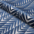 Schumacher Fabric Zebra Velvet Silver Blue 83400 Neisha Crosland 6.75" - My Fabric Connection -