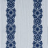 Schumacher Fabric Joelle Stripe Blue 81541 Uncommon Threads 13.5" - My Fabric Connection -
