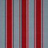 Schumacher Fabric Tangier Stripe Teal & Red 82272 Johnson Hartig 5.88" - My Fabric Connection -