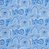 Schumacher Fabric Morning Sunrise Indoor/Outdoor Horizon Blue 181060 Trina Turk 18.0" - My Fabric Connection -