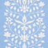 Schumacher Fabric Jaipur Mughal Flower Cornflower Blue 180681 Marie-Anne Oudejans 27.0" - My Fabric Connection -