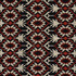 Schumacher Fabric Andean Tribute Embroidery Ruby Midnight Shadows 85410 Johanna Ortiz 14.5" - My Fabric Connection -