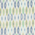 Schumacher Fabric Sunara Ikat Peacock 3471002 Ashbury 6.75" - My Fabric Connection -