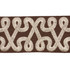 Schumacher Trim Freeform Embroidered Tape Chocolate 76736 Perennial Favorite Trims 3.88" - My Fabric Connection -