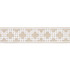 Schumacher Trim Squared Away Trellis Tape Natural 83592 Statement Trims 3.12" - My Fabric Connection -