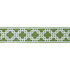 Schumacher Trim Squared Away Trellis Tape Green 83590 Statement Trims 3.12" - My Fabric Connection -