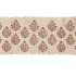 Schumacher Trim Leila Hand Block Matka Tape Sienna 82131 Bohemia 1.88" - My Fabric Connection -