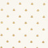 Schumacher Wallpaper Hubert'S Bees White & Gold 5015530 Le Max 20.5" - My Fabric Connection -