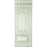 Schumacher Wallpaper Bamboo Trellis Panel B Green 5014400 Marie-Anne Oudejans 54.5" - My Fabric Connection -