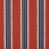 Schumacher Wallpaper Etruscan Stripe Red & Blue 5012852 Cabana 20.5" - My Fabric Connection -
