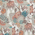 1838 Wallcoverings Wallpaper Pineapple Garden (Wp) # 03 Apricot V&A Decorative Papers Ii STRAIGHT PASTE THE WALL UNITED KINGDOM V-25" 20.5"X11YD - My Fabric Connection -
