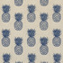 Thibaut Fabric Pina Colada Navy W81749  Fabric U.S.A </p><p>Repeat: H: 11.75 in (29.84 cm), V: 12.25 (31.12 cm) 53 in  (134.62 cm) - My Fabric Connection -
