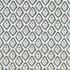 Carole Fabric Colleen Indigo Making Waves 85% Cotton, 15% Linen 45,000 Martindale Circular Rubs 2 3/8" V, 2 3/8" H 54" - My Fabric Connection -