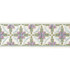 Thibaut Trim Leila Tape Lilac and Willow AE12342 Trim 60% Polyester, 22% Cotton, 18% Linen U.S.A </p><p>Repeat: H: , V: 3.12 in  (7.92 cm) - My Fabric Connection -