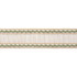 Thibaut Trim Gabrielle Tape Willow and Soft Gold AE12363 Trim 96% Polyester, 4% Cotton U.S.A </p><p>Repeat: H: , V: 2.25 in  (5.71 cm) - My Fabric Connection -