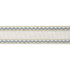 Thibaut Trim Gabrielle Tape Aqua and Willow AE12367 Trim 96% Polyester, 4% Cotton U.S.A </p><p>Repeat: H: , V: 2.25 in  (5.71 cm) - My Fabric Connection -