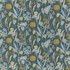Marcus William Fabric Ambler 2 Bluebird Fabric 73%Pol 27%Cot %Vemb India </p><p>Repeat: H: 25.125, V: 13.5 51 in - My Fabric Connection -