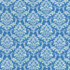 Norbar Fabric Grace Blue Kiwi ROMANCE 100% COTTON SPAIN 9"V 9"H 55 - My Fabric Connection -