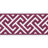 Magnolia Trim Melrose Emb Tape Claret - 51% Fibranne, 49% Polyester China Horizontal: and Vertical: 3.5 - My Fabric Connection -