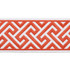 Magnolia Trim Melrose Emb Tape Papaya - 51% Fibranne, 49% Polyester China Horizontal: and Vertical: 3.5 - My Fabric Connection -