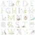 Seabrook Wallpaper Alphabet Light Pastel Day Dreamers  United States 56.12 20.87" 20.5"  - My Fabric Connection -
