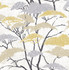 Seabrook Wallpaper Confucius Tree Metallic Gold and Silver Koi  United States 56.05 20.87" 20.5"  - My Fabric Connection -