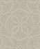 Seabrook Wallpaper Scroll Trail Taupe and Ivory Aura  Netherlands 56.05 25.2" 20.5"  - My Fabric Connection -