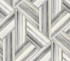 Seabrook Wallpaper Geo Inlay Cove Gray and Carrara Living with Art  United States 60.53 23.62" 27"  - My Fabric Connection -