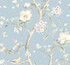 Seabrook Wallpaper Southport Floral Trail Sky Blue and Arrowroot Luxe Retreat  United States 60.53 25.2" 27"  - My Fabric Connection -