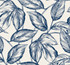 Seabrook Wallpaper Beckett Sketched Leaves Blueberry Hill Summer House  United States 60.75 25.2" 27"  - My Fabric Connection -