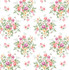 Seabrook Wallpaper Floral Bouquet Prepasted Watermelon & Buttercup Prepasted Online  United States 56.05 10.43" 20.5"  - My Fabric Connection -