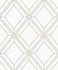 Seabrook Wallpaper Linework Gem Metallic Silver & Gold Etten Studios Online  Netherlands 57.5 12.6" 20.9"  - My Fabric Connection -