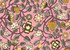 Seabrook Wallpaper Pieni Tiara Salmon and Plum Marimekko Vol. 5  Italy 75.5 19.7" 27.5"  - My Fabric Connection -